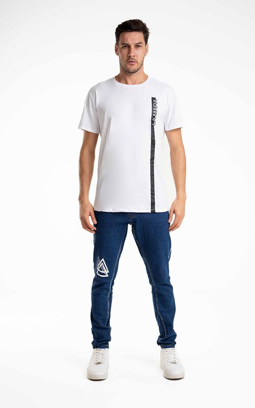 Camiseta Basica Long  Branca